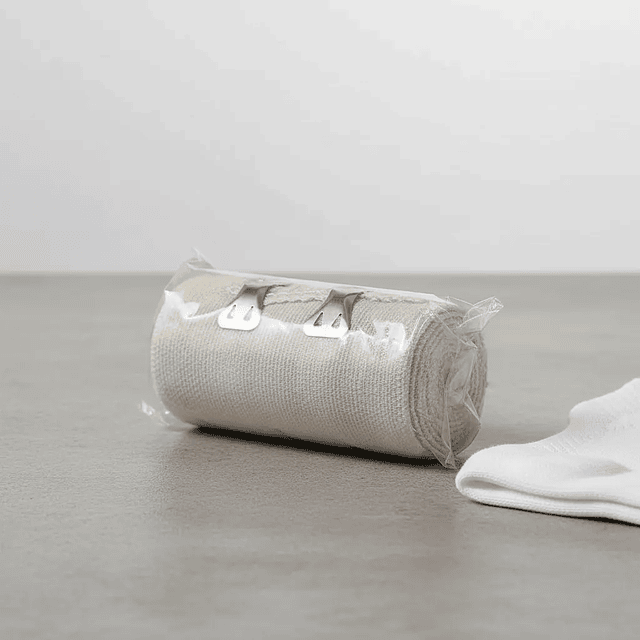 Venda semi elasticada 10 cm – algodón y fibras elásticas