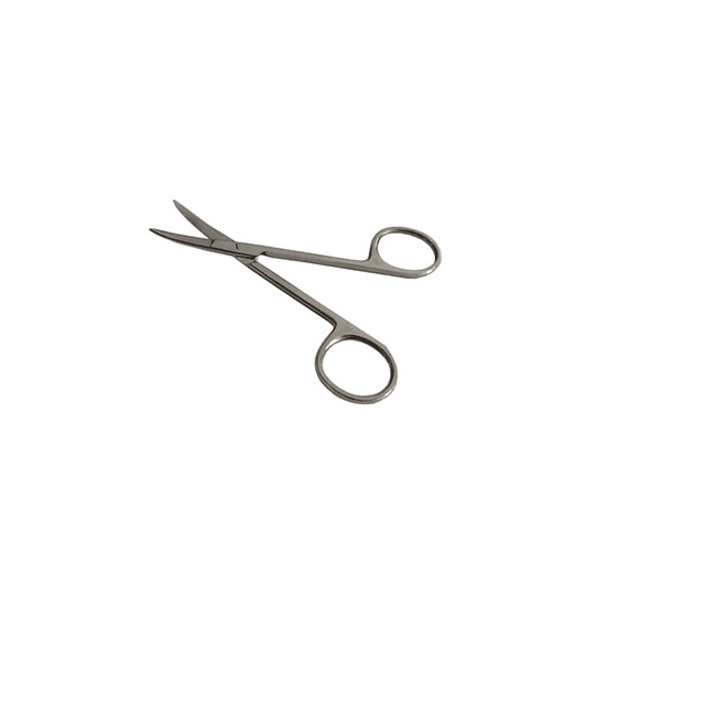 Tijera Iris curva 12 cm – acero inoxidable quirúrgico