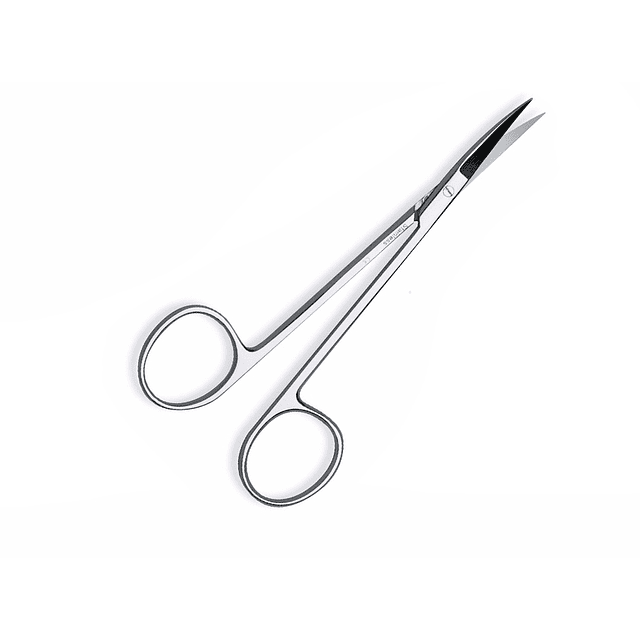 Tijera Iris curva 12 cm – acero inoxidable quirúrgico