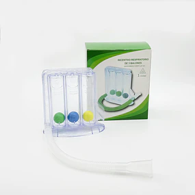 Triflo Ejercitador Pulmonar Respiratorio Espirometro Adulto