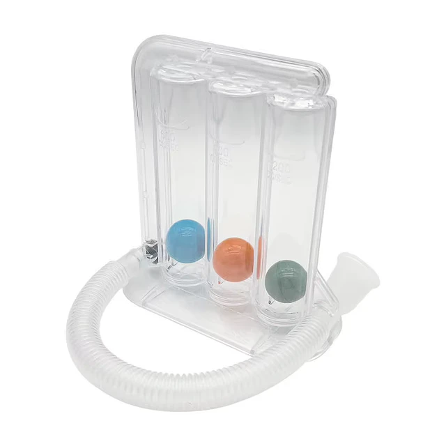 Triflo Ejercitador Pulmonar Respiratorio Espirometro Adulto