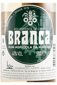 Aguardente de Cana Branca 