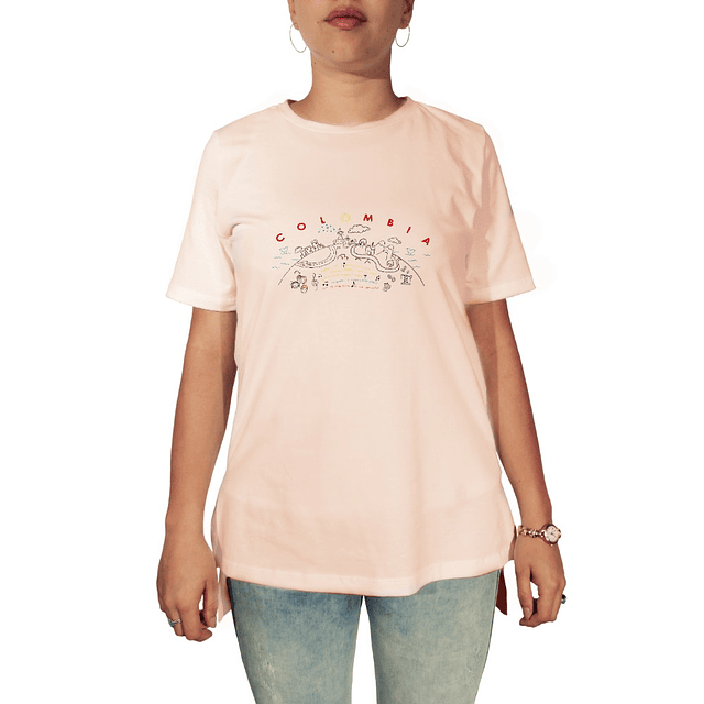 Camiseta Colombia Paisaje Mujer - 46641