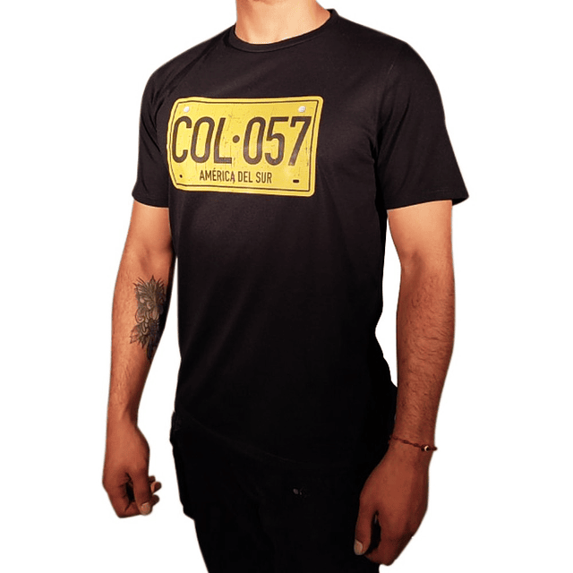 Camiseta Placa Colombia Hombre - M0018