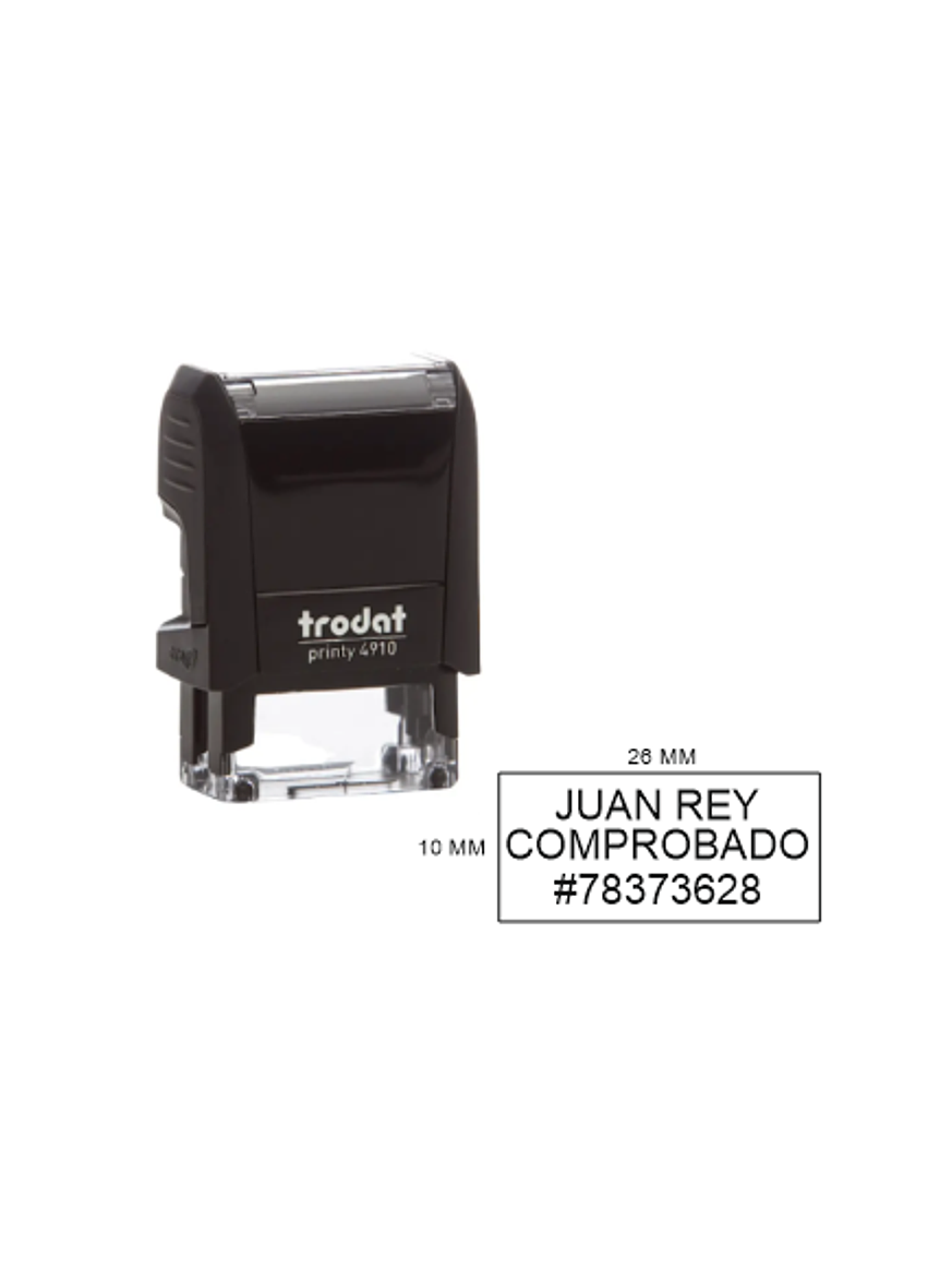 Sello Personalizado TRODAT 4910 | 26 x 9 mm 1