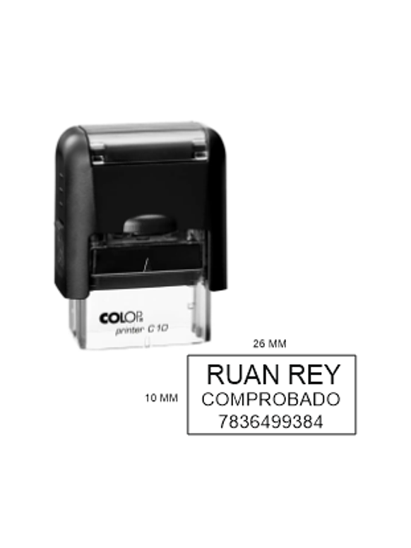 Sello Colop Printer C10 | Personalizado |  26x10mm  1