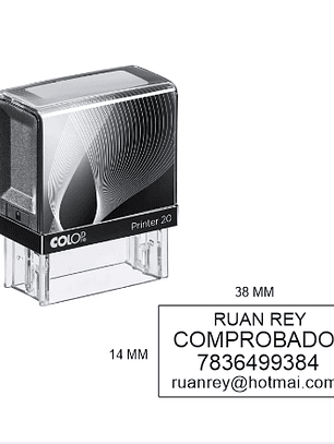 Sello Colop Printer 20 | Personalizado |  38x14mm  