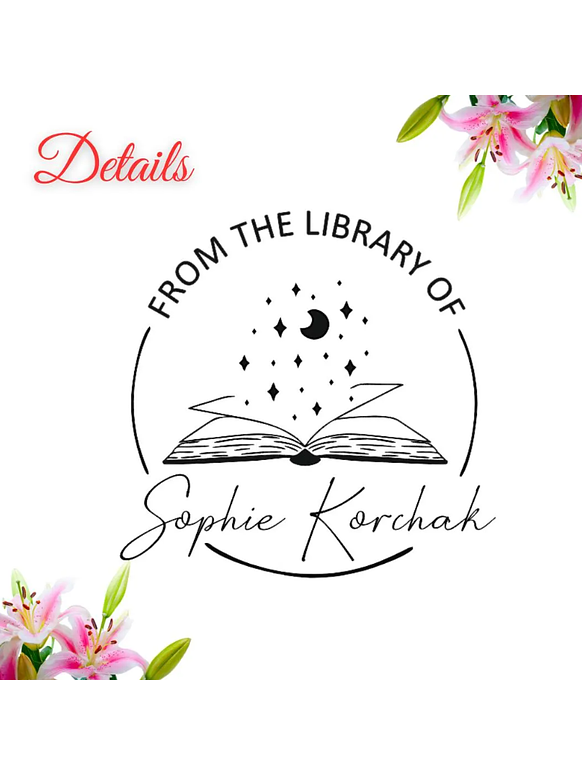 Sello para Libro | PERSONALIZADO 6