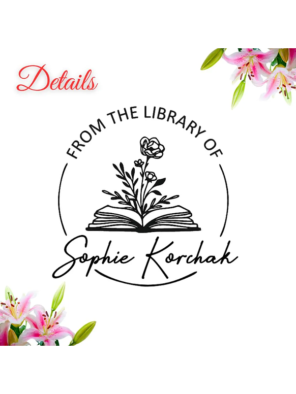 Sello para Libro | PERSONALIZADO 6