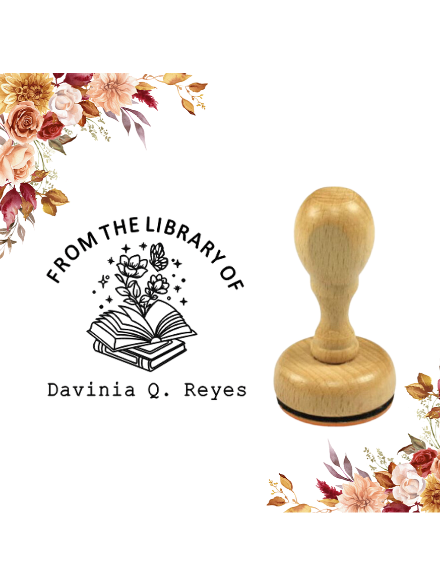 Sello para Libro | PERSONALIZADO 3