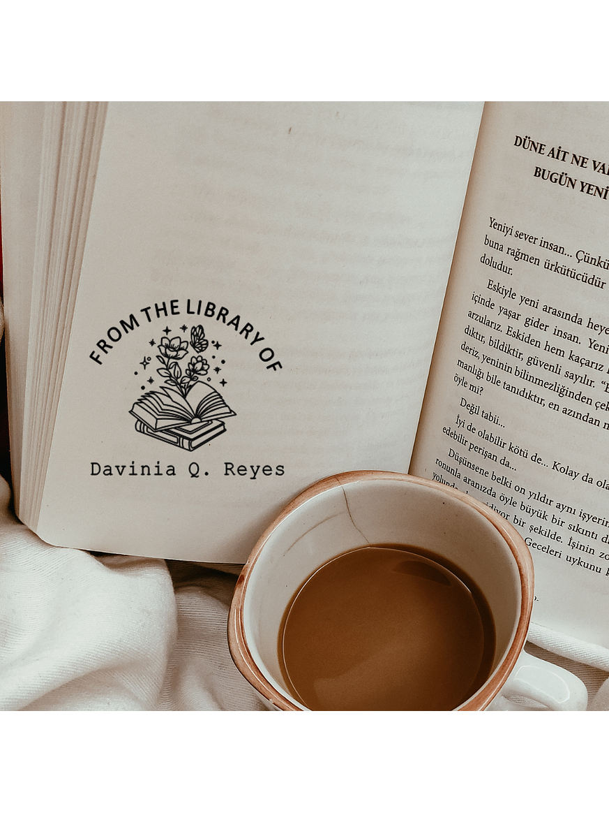 Sello para Libro | PERSONALIZADO 4