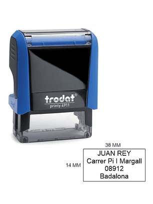 Sello TRODAT 4911 Personalizado |  38x14mm 