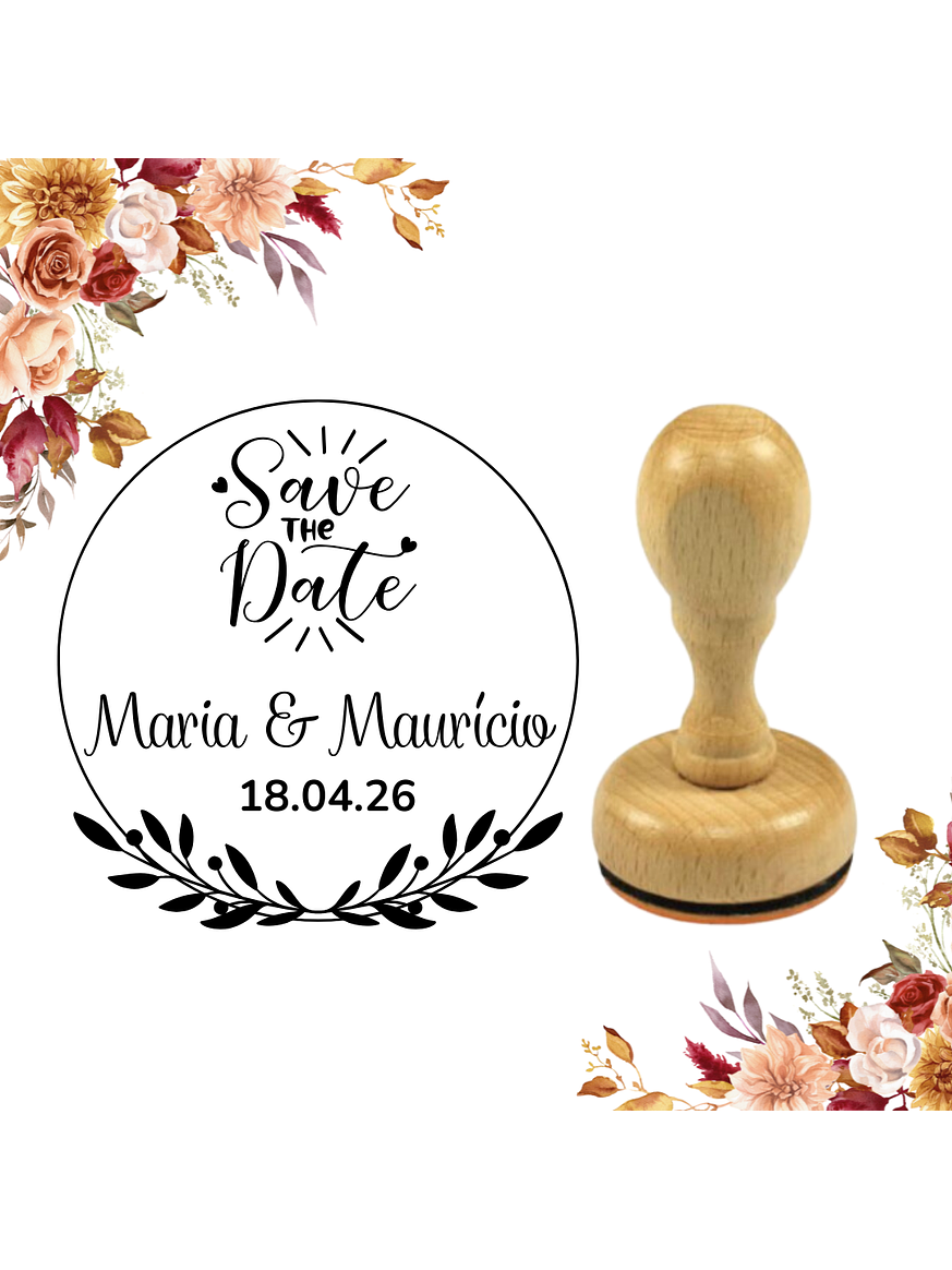 Sello para Boda | Monograma Personalizado 5