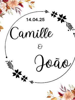 Sello para Boda | Monograma Personalizado