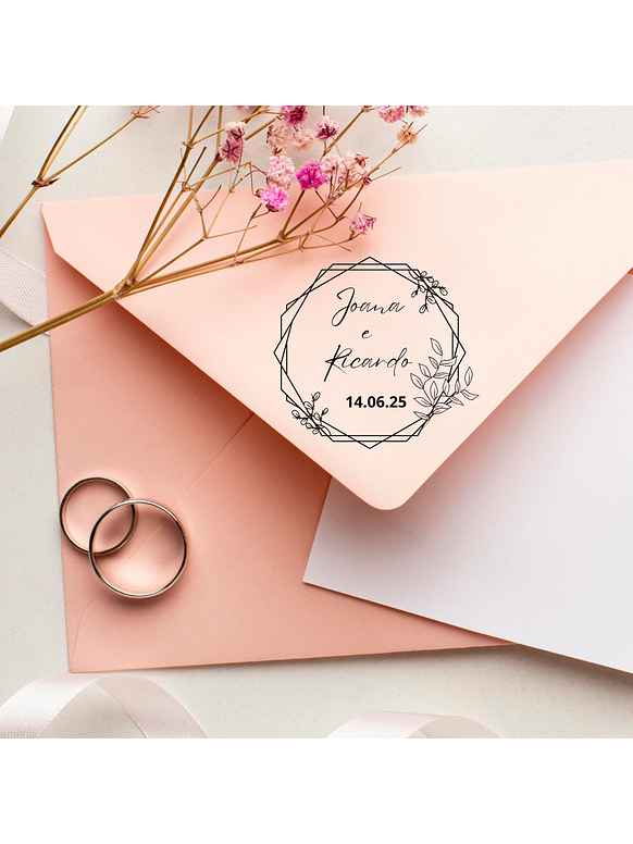 Sello para Boda | Monograma Personalizado 1