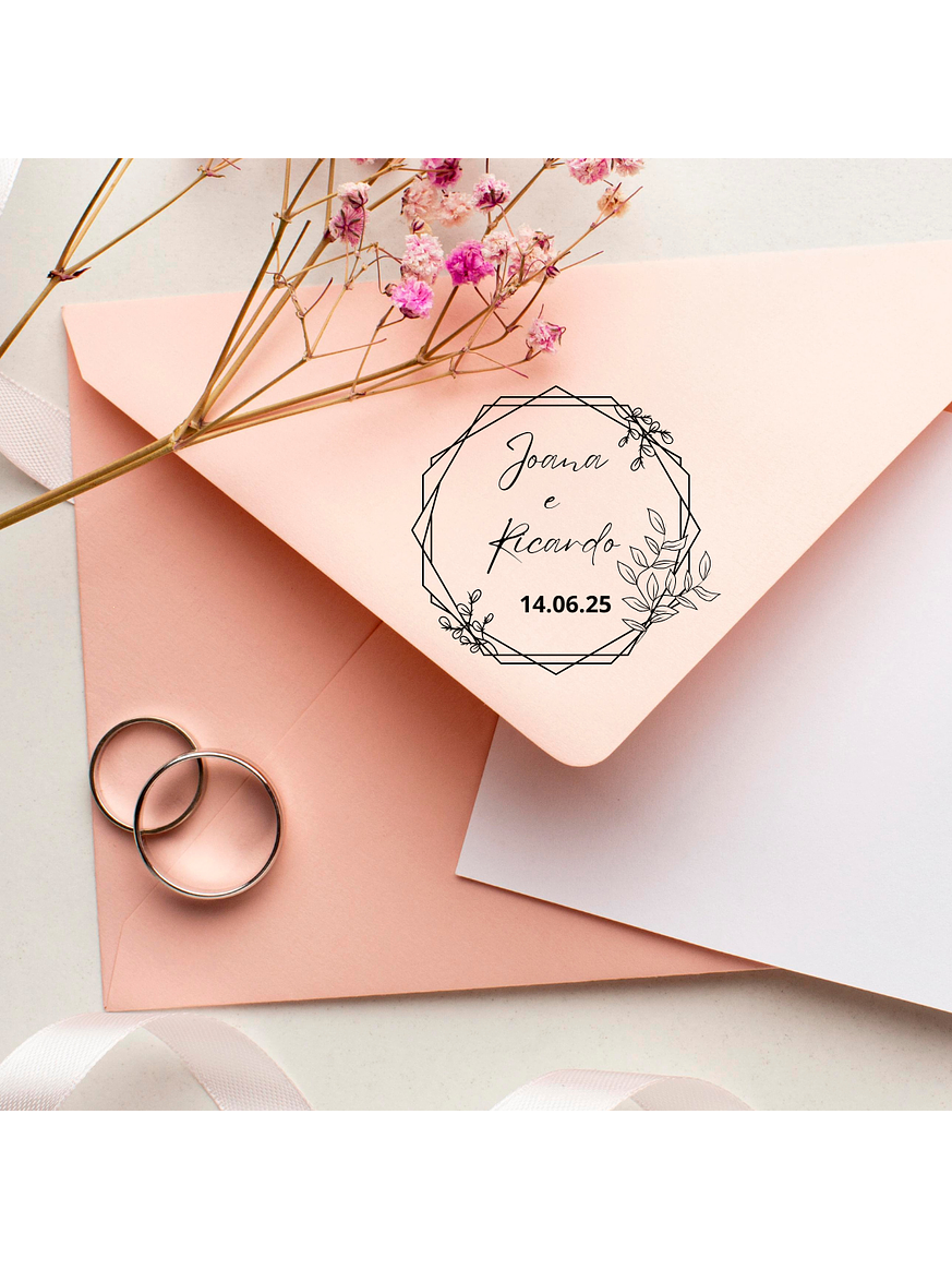 Sello para Boda | Monograma Personalizado 1