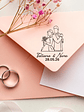 Sello para Boda | Monograma Personalizado - Miniatura 1