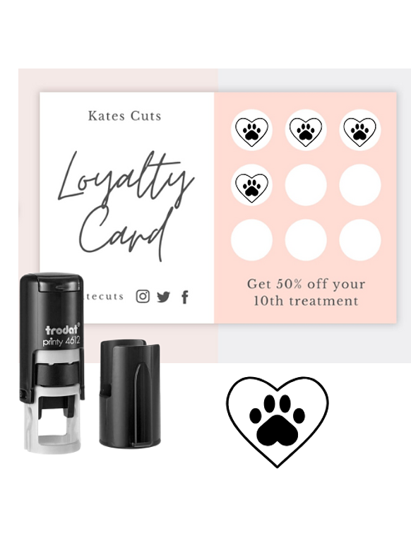 Sello TRODAT 4612 – Tarjeta de Fidelidad Personalizado 1