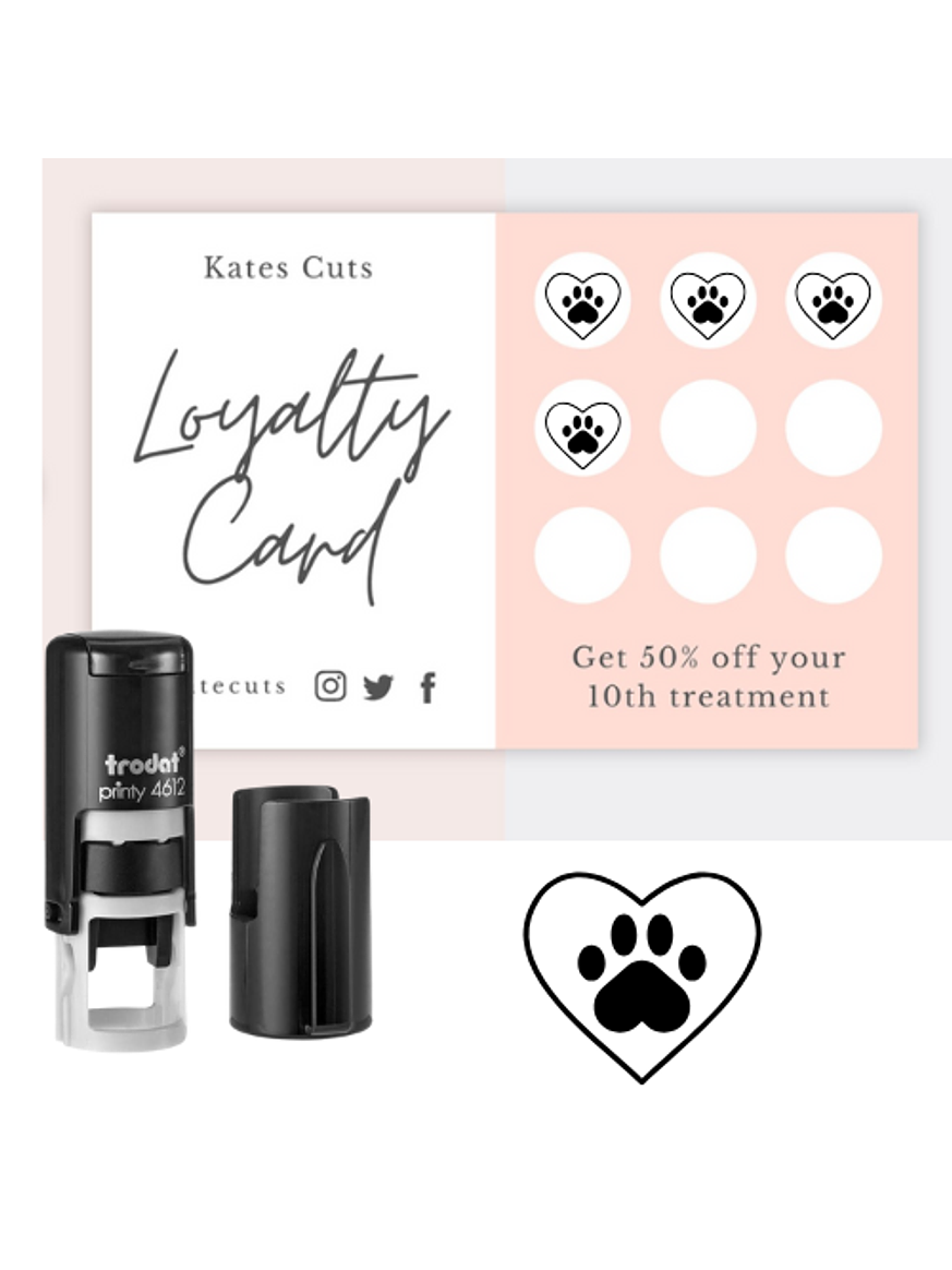 Sello TRODAT 4612 – Tarjeta de Fidelidad Personalizado 1