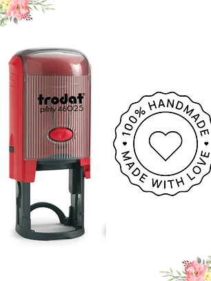 Sello TRODAT 46025 – Redondo 2,5 cm - PERSONALIZADO