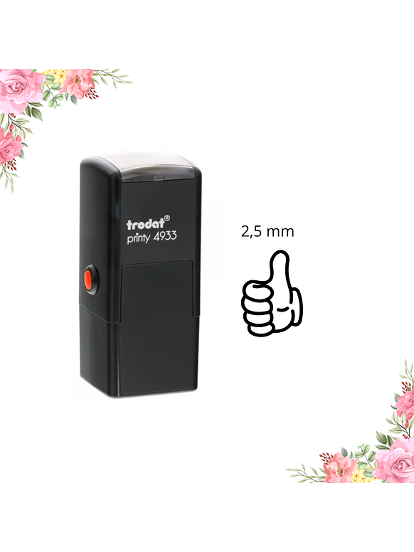 Sello TRODAT 4933 – Cuadrado 2,5 cm Personalizado 1