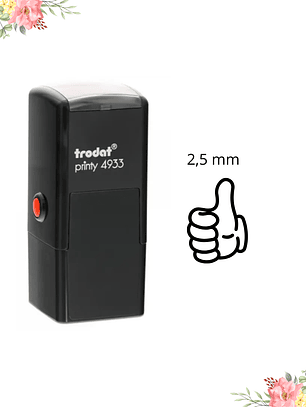 Sello TRODAT 4933 – Cuadrado 2,5 cm Personalizado