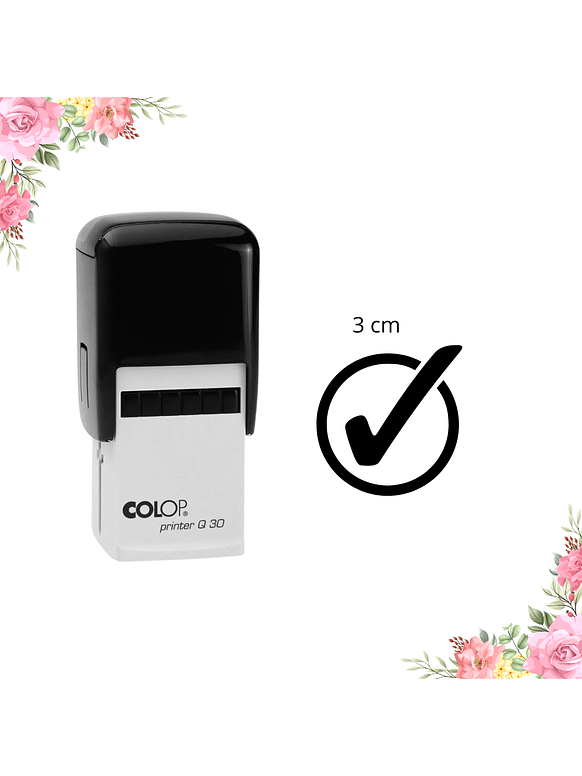 Sello COLOP Q30 – Cuadrado 3 cm Personalizado 1