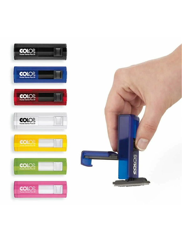 Sello de Bolsillo Colop Pocket – 14x38 mm Personalizado 2