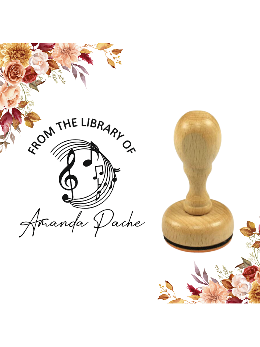 Sello para Libro | PERSONALIZADO 4