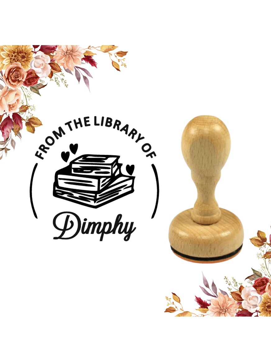 Sello para Libro | PERSONALIZADO 3