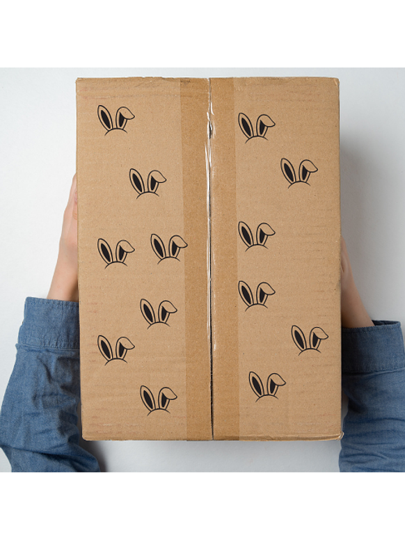 Sello Personalizado de Pascua 4x4 cm 2