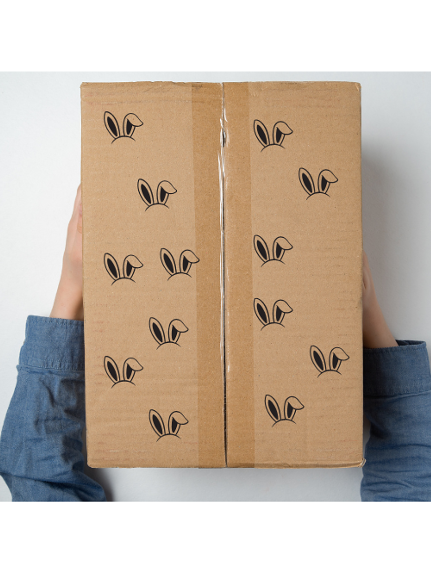 Sello Personalizado de Pascua 4x4 cm 2