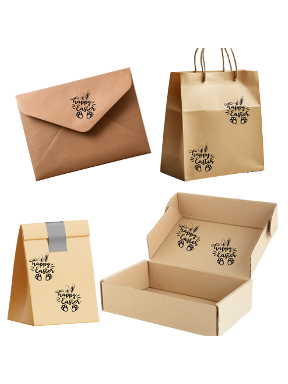 Sello Personalizado de Pascua 4x4 cm 5