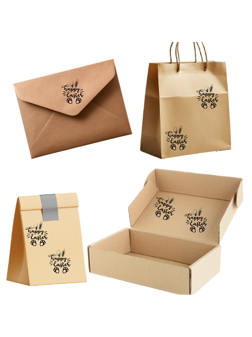 Sello Personalizado de Pascua 4x4 cm 5