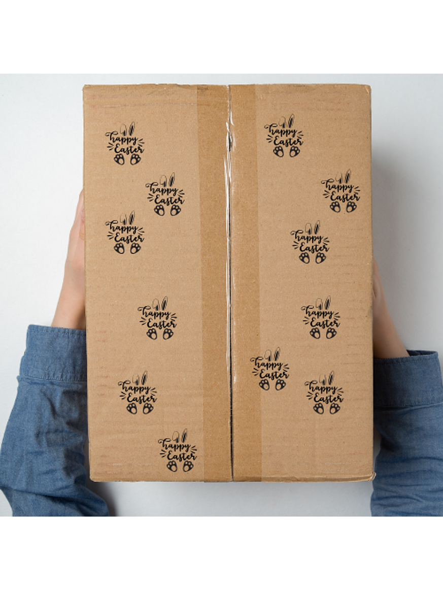 Sello Personalizado de Pascua 4x4 cm 2