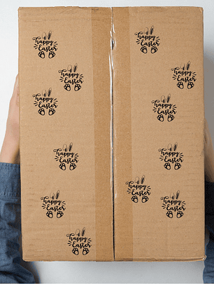 Sello Personalizado de Pascua 4x4 cm