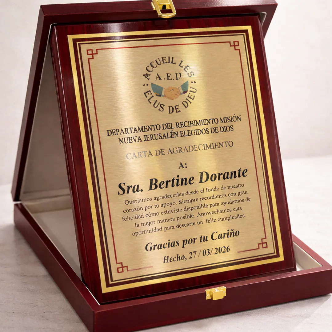 Galvano Base Madera | Modelo Nuevo 1