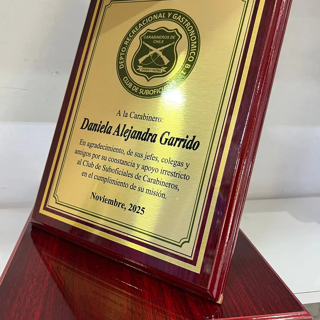 Galvano Base Madera | Modelo Nuevo 2