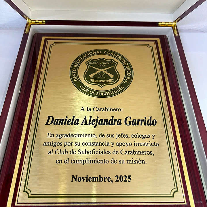 Galvano Base Madera | Modelo Nuevo 3