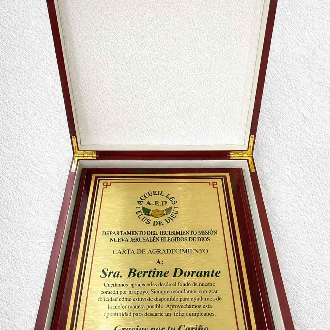 Galvano Base Madera | Modelo Nuevo 4