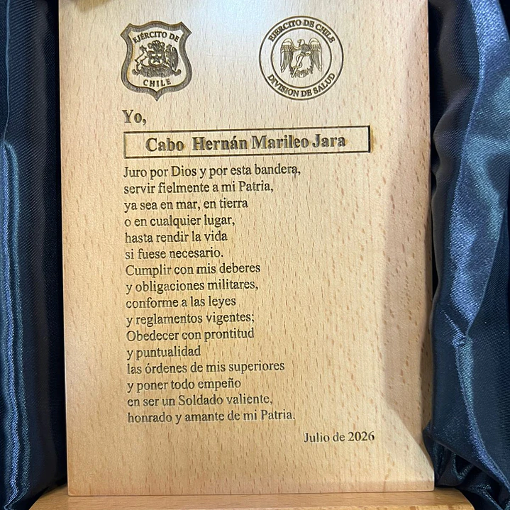 Galvano de Madera | Grabado Laser o Lámina Dorada 3