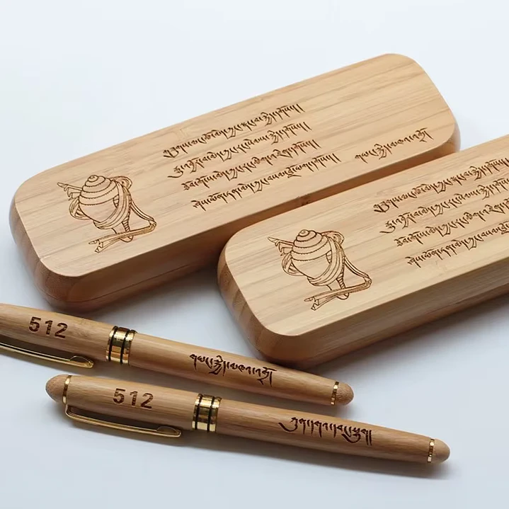 Lápiz de Madera Grabado con Caja! 5