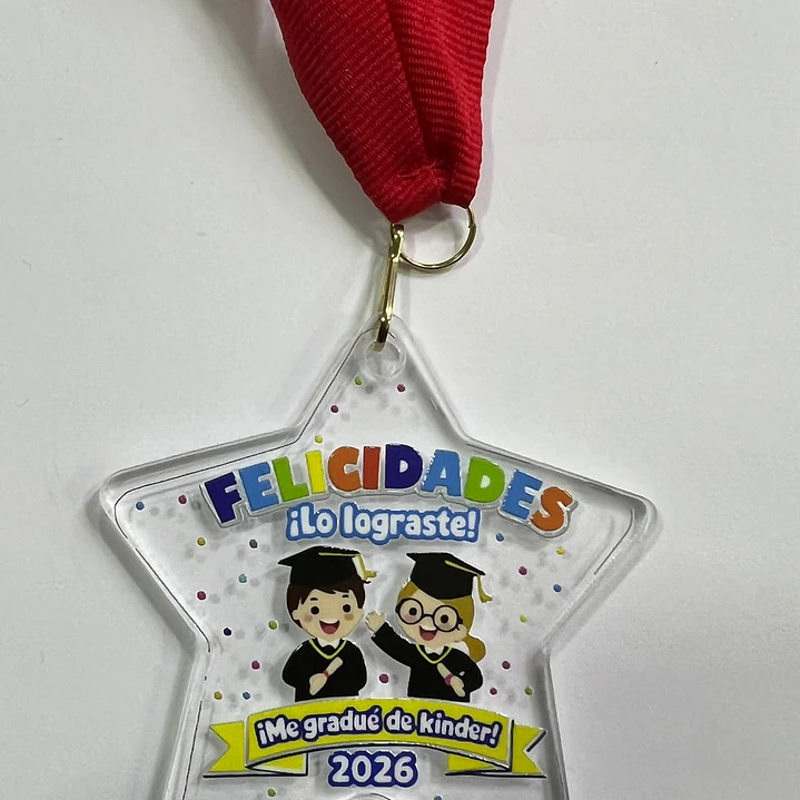 Medalla Acrílica Personalizada 5