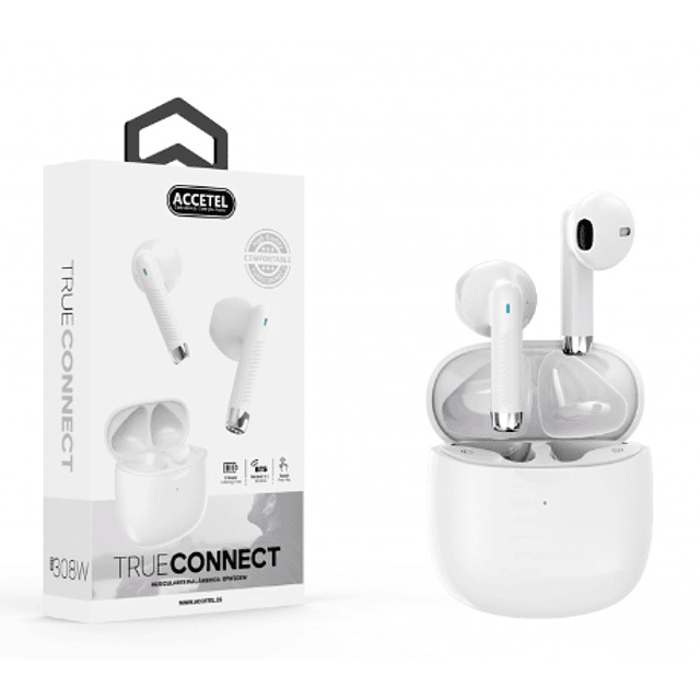 Auriculares Sem Fio Accetel - Branco