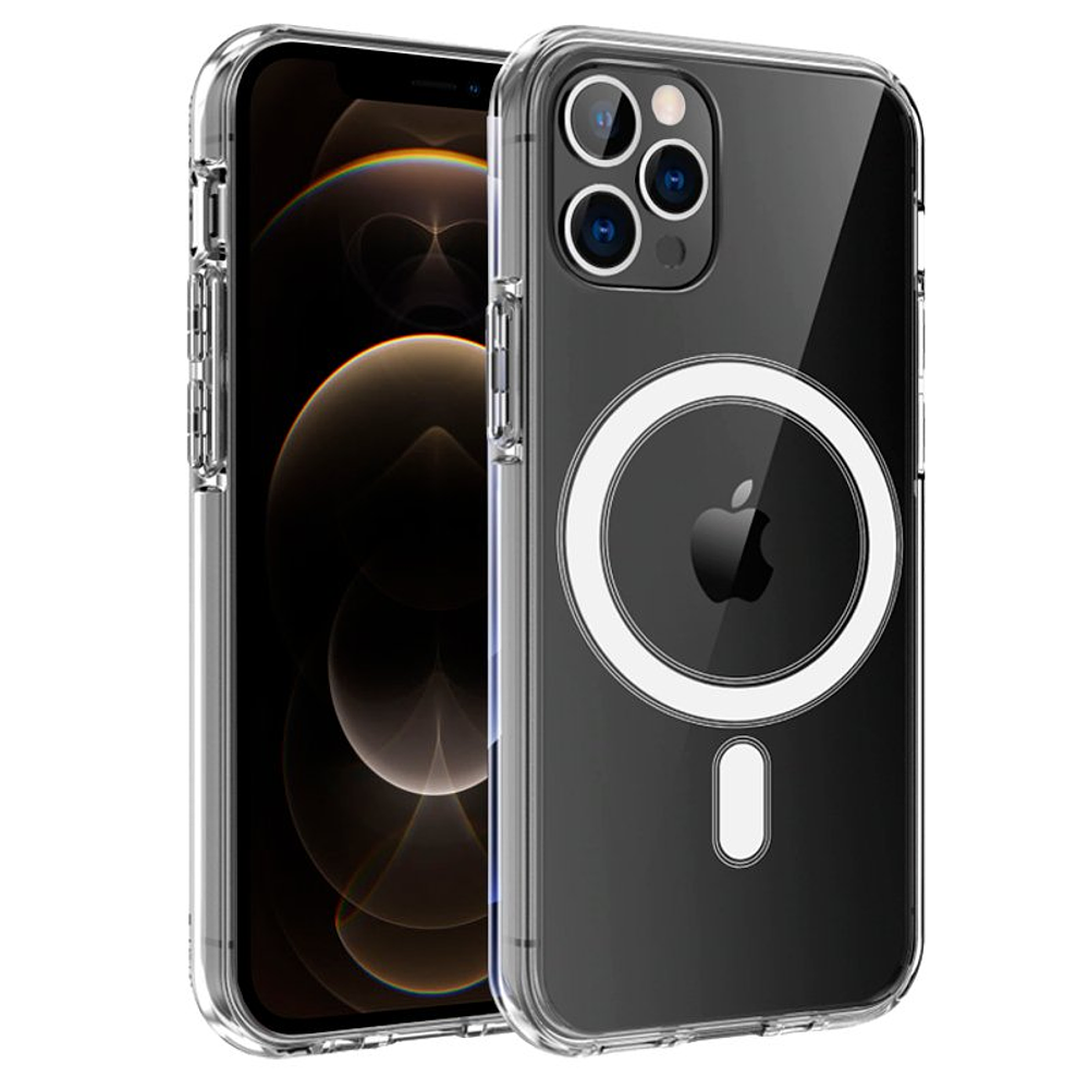 Capa Magnética Cool Transparente iPhone 12 / 12 Pro / 12 Pro Max