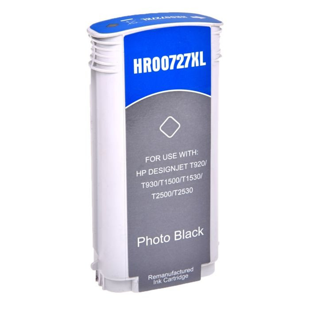 Tinteiro Compatível HP 727 XL Preto Fotográfica (B3P23A)