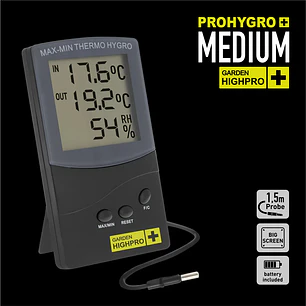 TERMOHIGROMETRO PROHYGRO MEDIUM GARDEN HIGHPRO