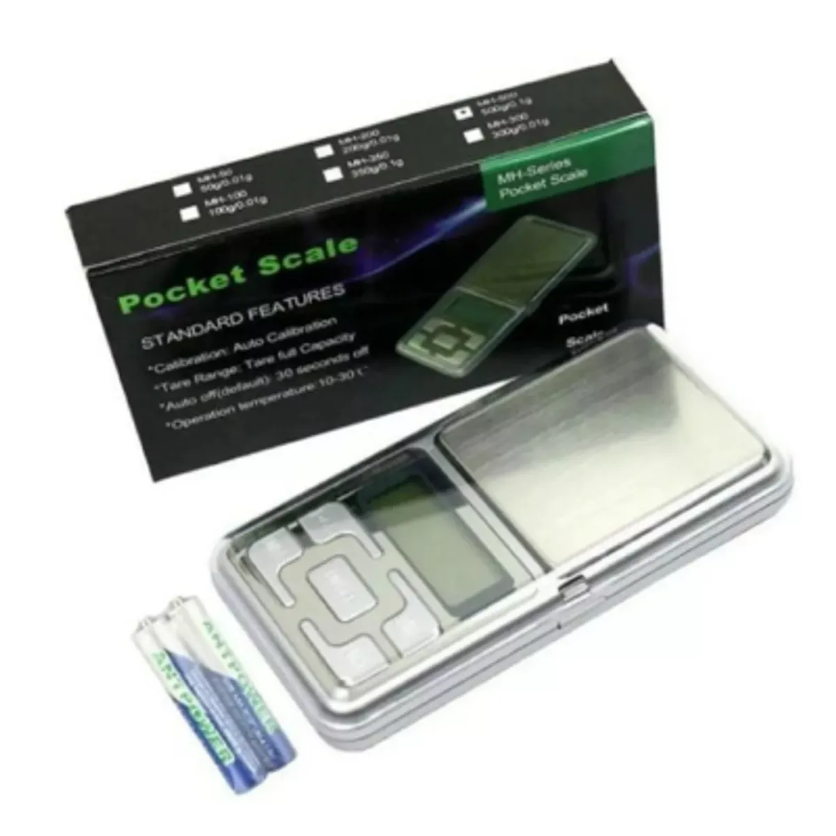 PESA GRAMERA DIGITAL DE PRECICION 0.01-200 GR GRIS CON FUNCION TARA 2