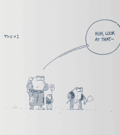 A Frog in the Fall - Linnea Sterte