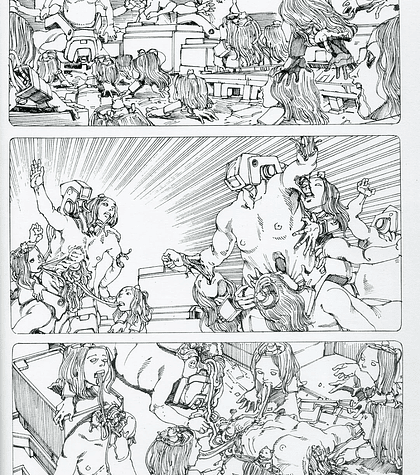 Industrial Revolution and World War - Shintaro Kago